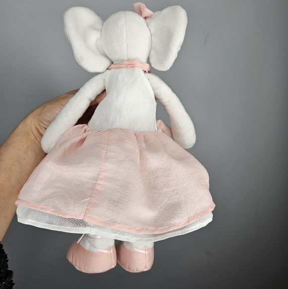 Plush Sweet Elephant Ballerina with Pink Dress & Shoes Baby Ganz Collection 12" - Picture 2 of 6